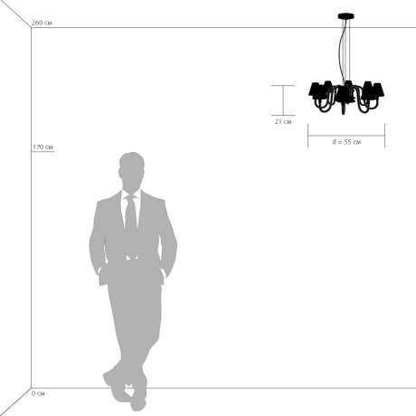 Подвесная люстра Lightstar с поддержкой Алисы, Bianco 760086