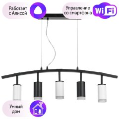 LR7353723630 Подвесной светильник Rullo Lightstar с поддержкой Алисы, (комплект из 571735+214437-2+214436-3+202430-5)