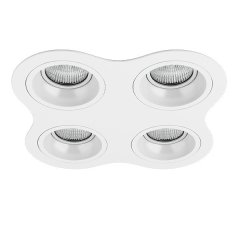 D64606060606 Встраиваемый точечный светильник Domino Round Lightstar (комплект из 214646+214606+214606+214606+214606)