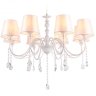 Подвесная люстра с абажуром и хрусталем Ambrella light TRADITIONAL TR4605