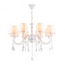 Подвесная люстра с абажуром и хрусталем Ambrella light TRADITIONAL TR4605