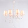 Подвесная люстра с абажуром и хрусталем Ambrella light TRADITIONAL TR4605