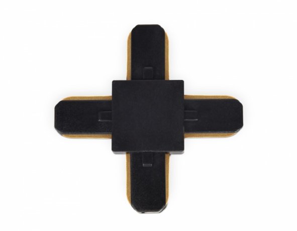 Соединитель Х-образный для однофазного шиноровода Ambrella light Track System GL7083 BK