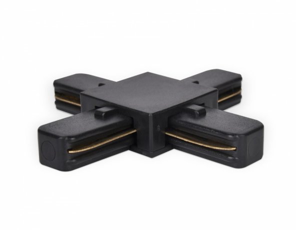 Соединитель Х-образный для однофазного шиноровода Ambrella light Track System GL7083 BK