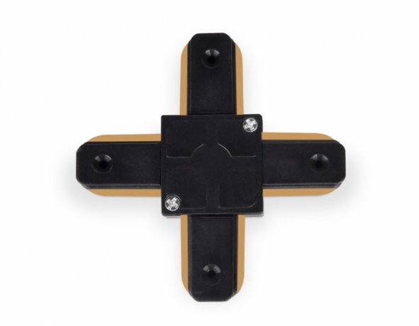 Соединитель Х-образный для однофазного шиноровода Ambrella light Track System GL7083 BK