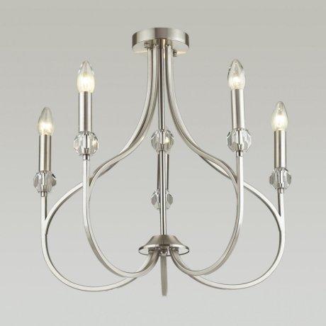 Потолочная люстра с лампочками Lumion Mackenzie 4495/5C+Lamps E14 Свеча