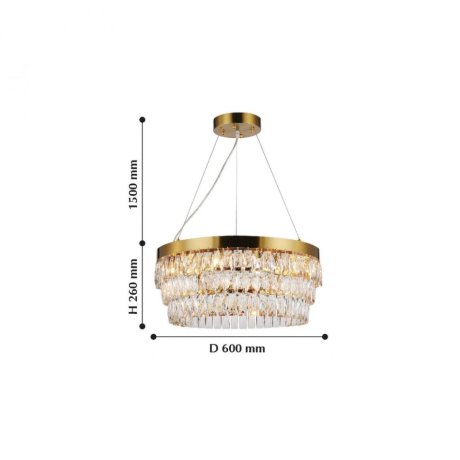 Подвесная люстра Favourite Magnitudo 2206-12P