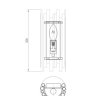 Бра Maytoni Coliseo MOD136WL-01BS