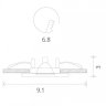Встраиваемый светильник Arte Lamp Aqua A2024PL-1WH
