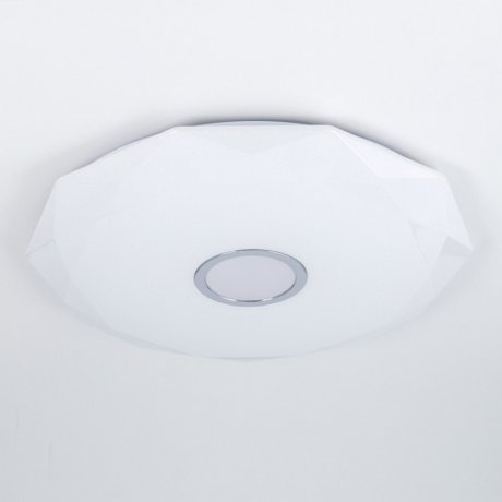 Светодиодная люстра с поддержкой ''Алиса'' и пультом ДУ Citilux Диамант Смарт CL713A100G Хром