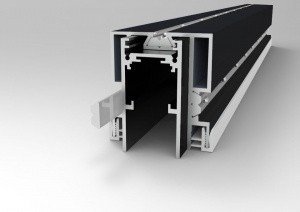 2м. Профиль с демпферной системой в натяжной потолок (ПВХ+ТКАНЬ) Skyline 48 ST-Luce ST003.429.01