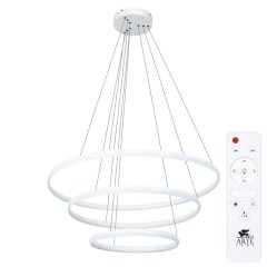 Подвесная люстра с пультом ДУ Arte Lamp Meridiana A2198SP-3WH