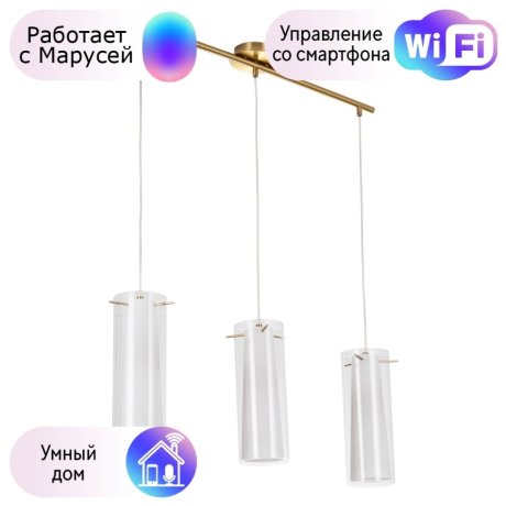 Подвесной светильник Aries Arte lamp с поддержкой Маруся A8983SP-3PB-М