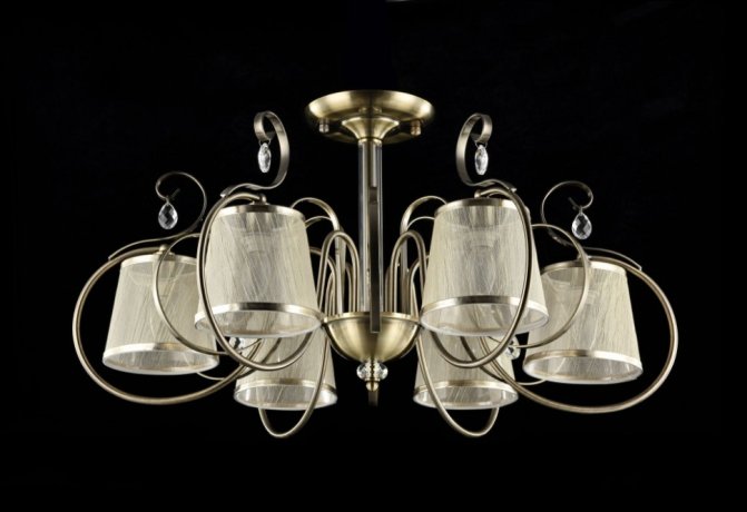 Потолочная люстра Freya Simone FR2020-PL-06-BZ