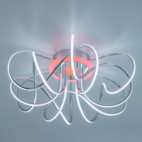 Потолочная светодиодная люстра с голосовым управлением Citilux Джемини Смарт CL229A161E