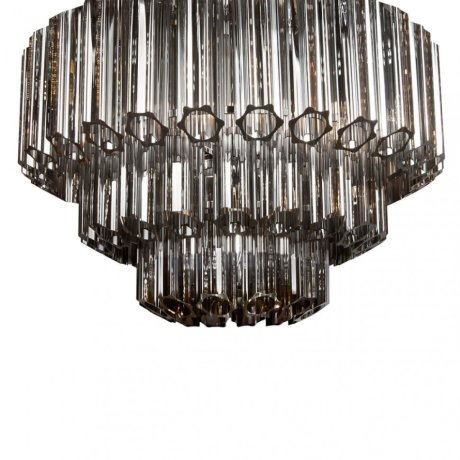 Подвесная люстра iLamp Destiny MD0267-7A CHROME+SMOKY GRAY