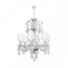 Подвесная люстра с хрусталем Loft IT Zenith 10210/6 White