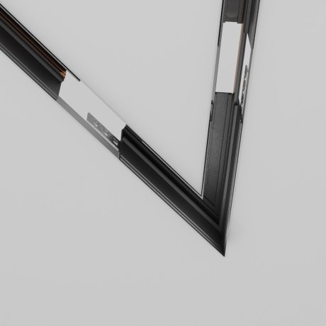 Угловой коннектор для магнитного шинопровода Magnetic track system Technicall TRA034CLS-42B