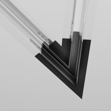 Угловой коннектор для магнитного шинопровода Magnetic track system Technicall TRA034CLS-42B