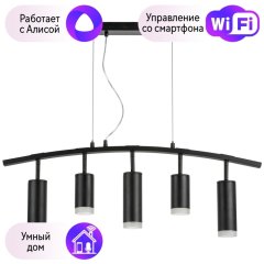 LR7353728730 Подвесной светильник Rullo Lightstar с поддержкой Алисы, (комплект из 571735+214437-2+214487-3+202430-5)