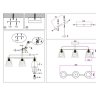 Потолочный светильник Ambrella light Traditional Modern TR303233