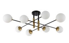 Потолочная люстра Crystal Lux FIDEL PL8 BLACK