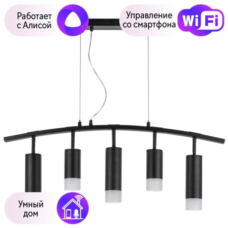 LR7353728731 Подвесной светильник Rullo Lightstar с поддержкой Алисы, (комплект из 571735+214437-2+214487-3+202431-5)