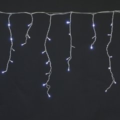 5x0.6м. Гирлянда бахрома влагозащищенная 180LED (холодный) A-056R WT FLASH Sneha 1413830