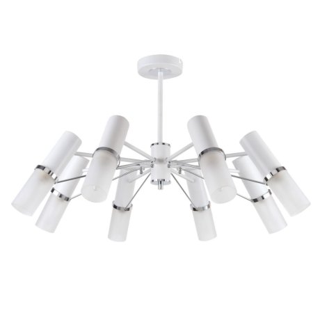 Люстра на штанге с лампочками F-Promo Viator 2559-8P+Lamps E14 Свеча