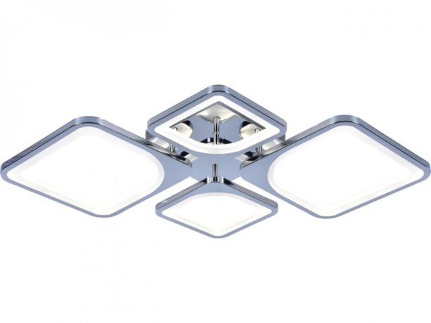 Потолочная диммируемая люстра с пультом ДУ Escada Dylan 10218/4LED Chrome