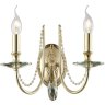 Бра Crystal Lux VICTORIA AP2 GOLD/AMBER