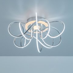 Светодиодная потолочная люстра с голосовым управлением Citilux Джемини Смарт CL229A151E