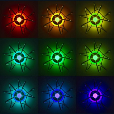 Светодиодная потолочная люстра с голосовым управлением Citilux Джемини Смарт CL229A151E