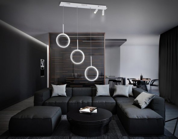 Подвесной светильник с пультом ДУ Ambrella light Line FL5277