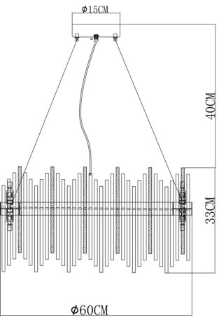 Подвесная люстра Arte Lamp Acapulco A1007SP-12GO