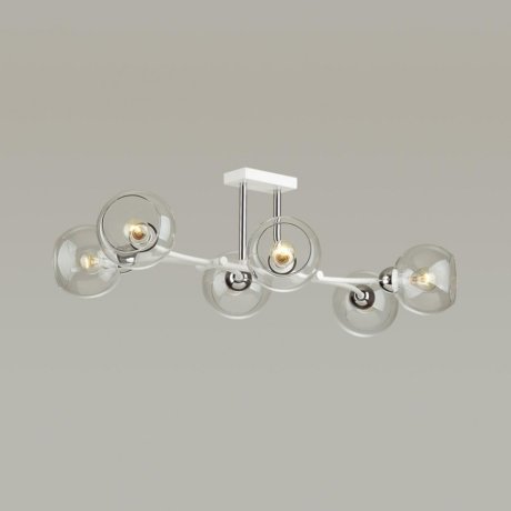Люстра потолочная с лампочкой Lumion Alana 4517/6C+Lamps E14 P45