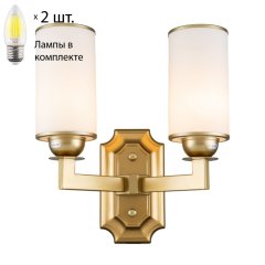 Бра с лампочками Favourite Sollemnis 2621-2W+Lamps Е27 Свеча