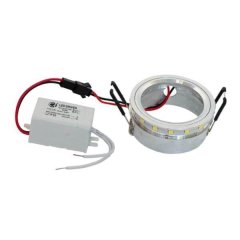 Встраиваемый светильник с LED подсветкой  и драйвером Ambrella light 102 LED SET STEP+DRIVER (AL 4200K с бортом)