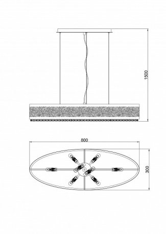 Подвесной светильник Lucia Tucci Fabian 1553.8 Nickel