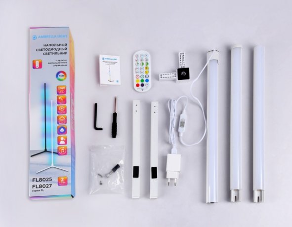 Торшер RGB с пультом Ambrella light COMFORT FL8020