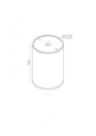 Уличный потолочный светильник Outdoor O306CL-L12GF