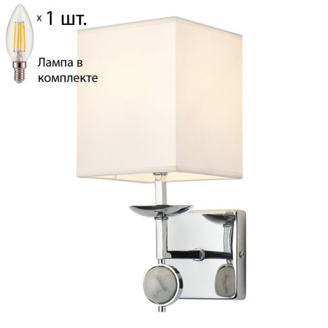 Бра с лампочкой Favourite Diva 2821-1W+Lamps E14 Свеча