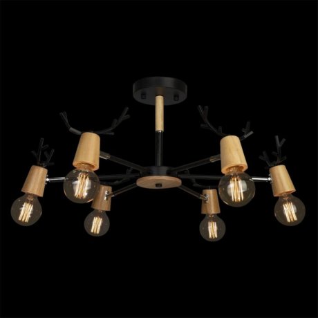 Люстра на штанге LOFTIT Sven 10024/6 Black