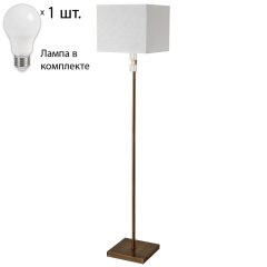 Торшер с лампочкой Arte Lamp North A5896PN-1PB+Lamps