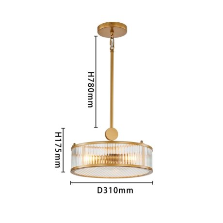 Подвесной светильник с лампочками Favourite Radiales 3099-3P+Lamps E14 Свеча