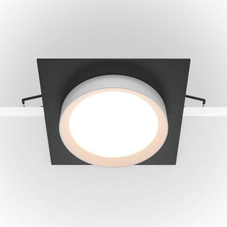 Встраиваемый светильник Maytoni Hoop DL086-GX53-SQ-BW