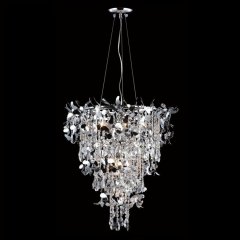 Подвесная люстра Crystal Lux Romeo SP10 Chrome D600 (2830/310)