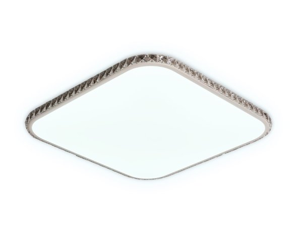 Потолочный светодиодный светильник с пультом ДУ ИК Ambrella light Crystal FF75