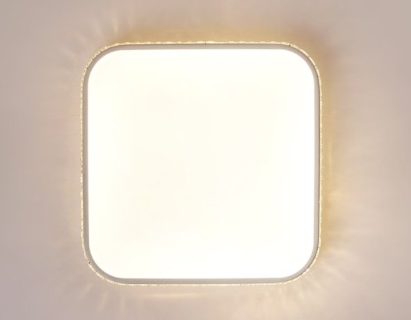 Потолочный светодиодный светильник с пультом ДУ ИК Ambrella light Crystal FF75