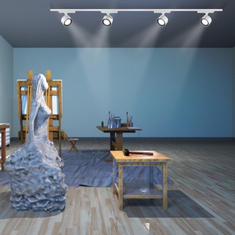 Однофазный LED светильник 20W 4000К для трека Pirum Novotech 358432